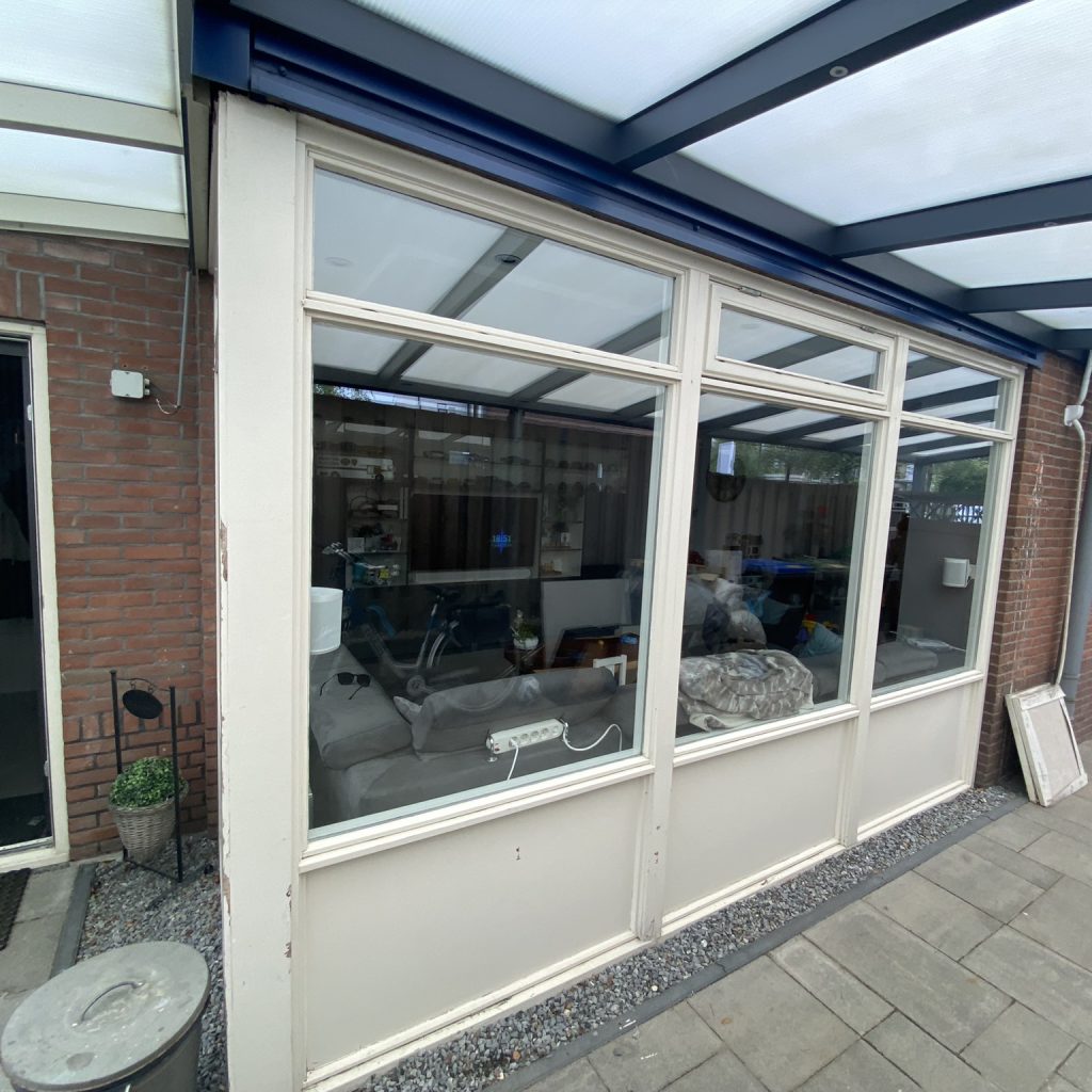 Vervanging houten pui naar kunststof – Hardinxveld-Giessendam vooraf